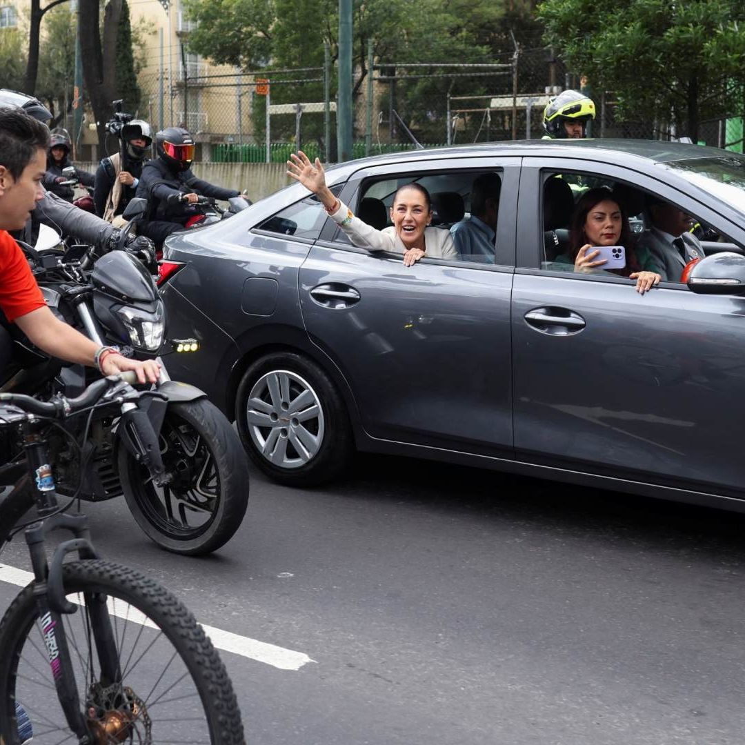 Claudia Sheinbaum recorrido a San Lázaro