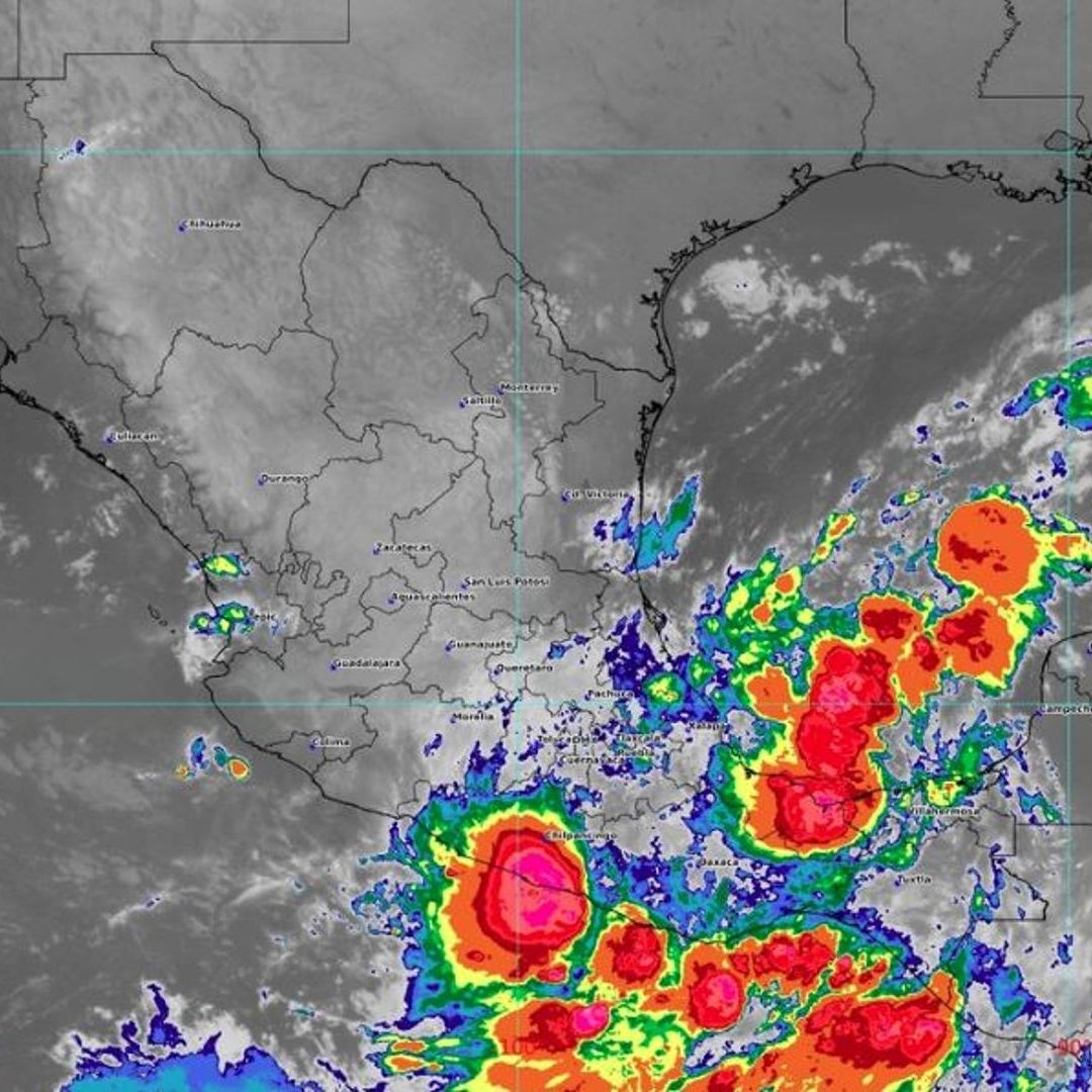 Ubicación y trayectoria de tormenta tropical Kristy