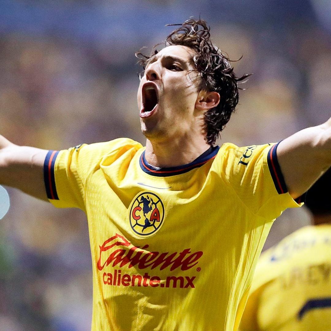 Alan Cervantes le dio el triunfo al América sobre Tuzos con un golazo. Foto EFE