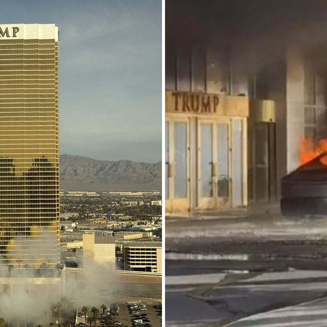 Tesla Cybertruck Explota Afuera de Hotel de Trump en Las Vegas: Video
