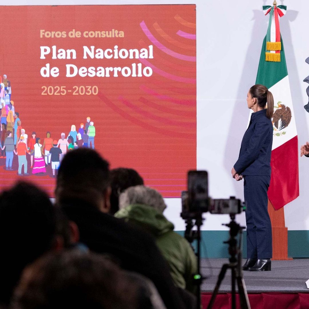 Presentación del Plan Nacional de Desarrollo 2025-2030 en la conferencia mañanera de hoy 3 de enero 2025