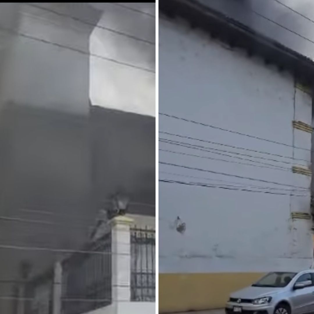 Iglesia de la Merced Arde en Llamas en San Cristóbal de Las Casas; Esto Pasó