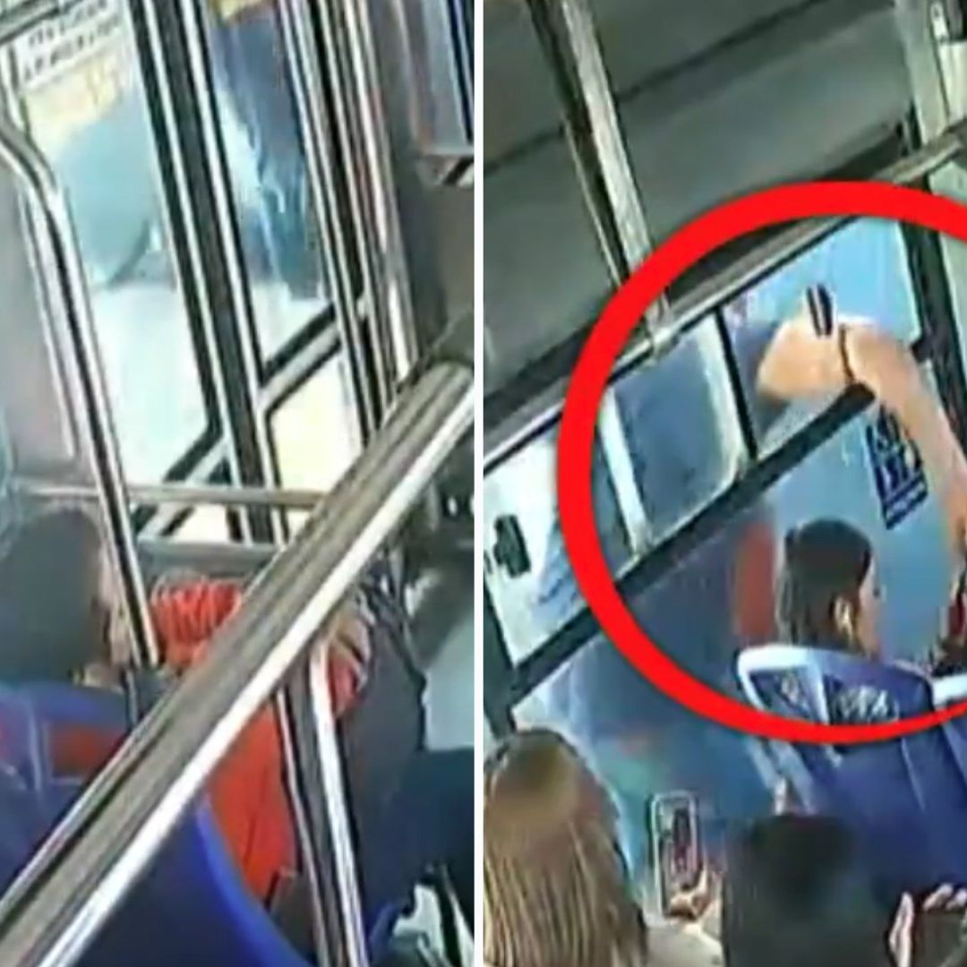 Robo de celulares en el Mexibús