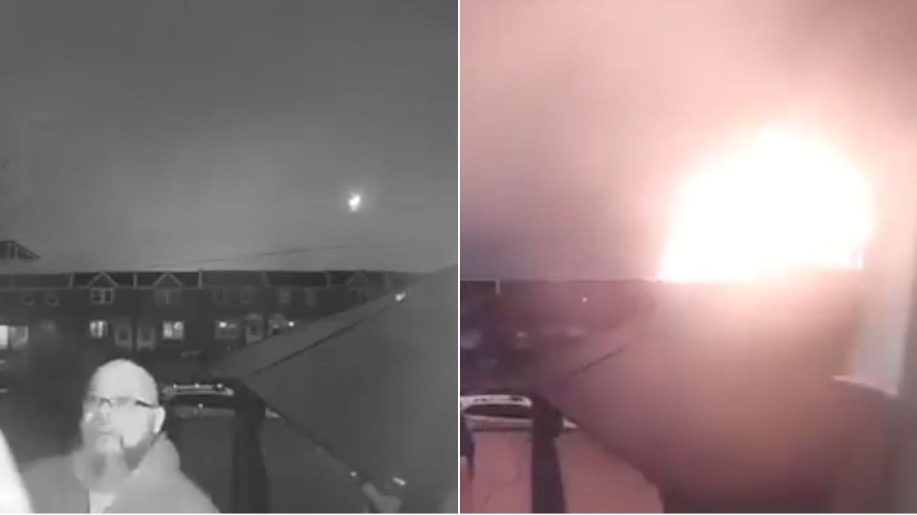 Video del Momento Cuando Se Estrella Una Avioneta en Filadelfia, EUA.