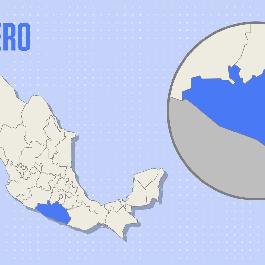 Mapa de Guerrero, donde ocurrió el sismo magnitud 4.8