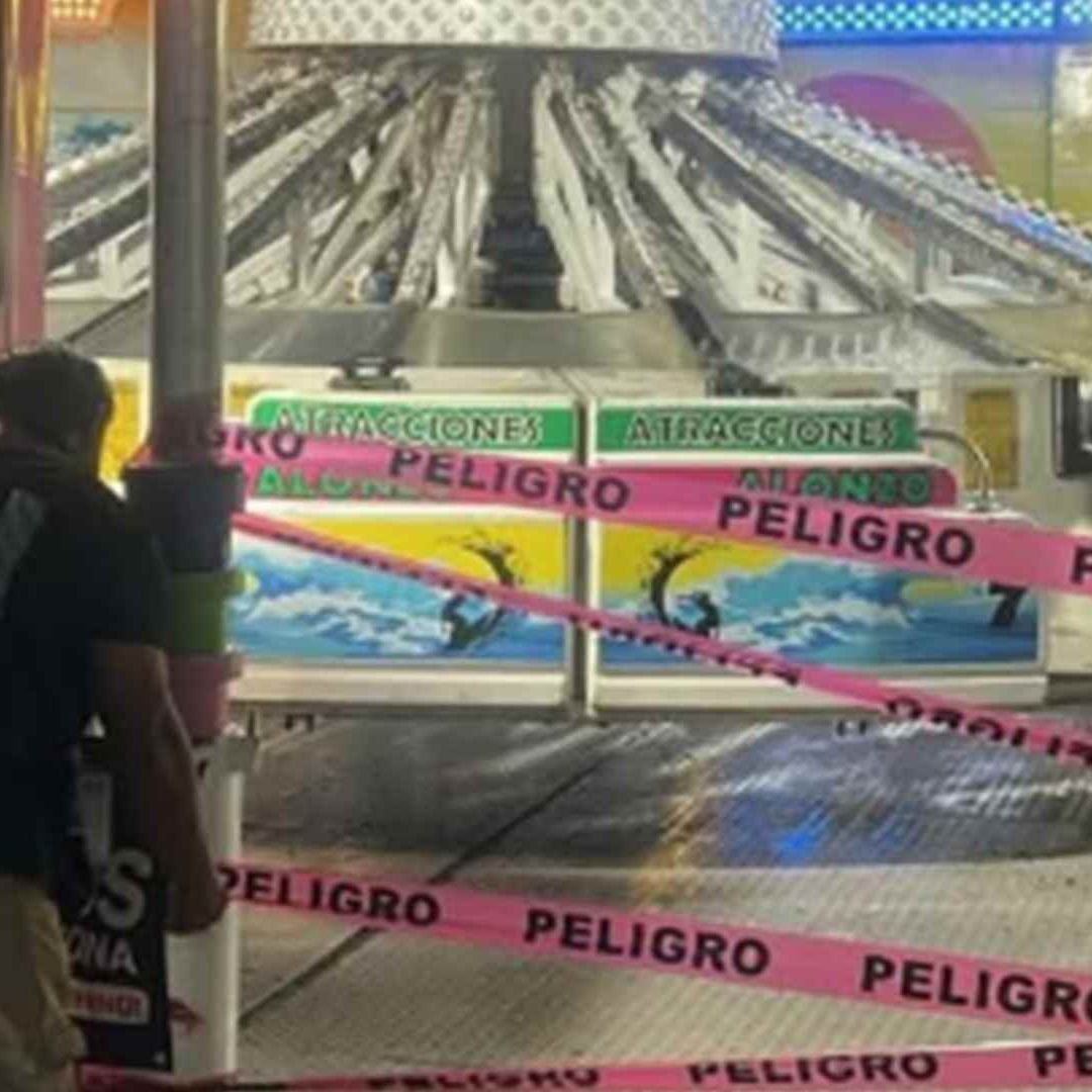 Clausuran juego mecánico en feria de Cozumel