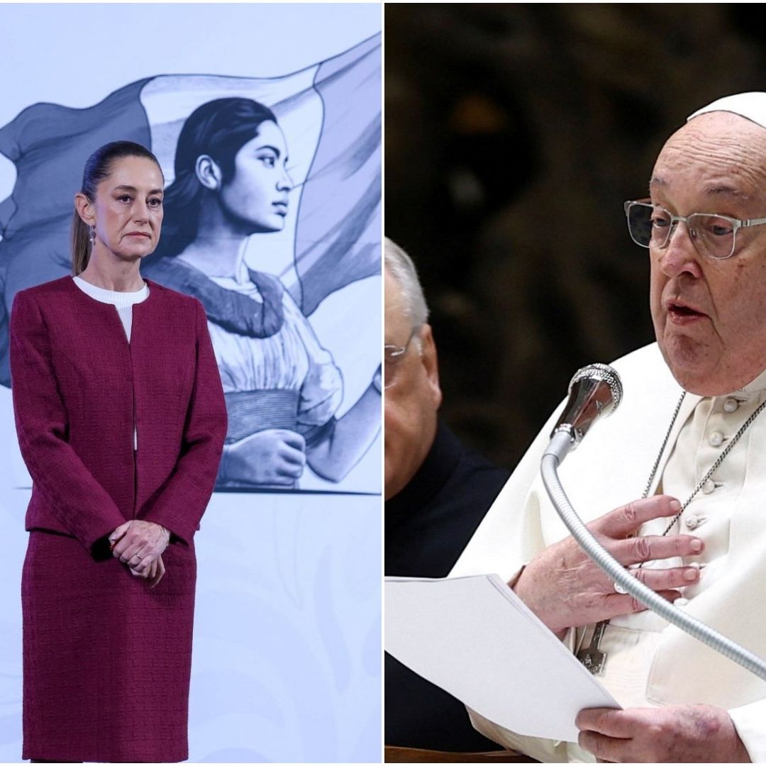 Claudia Sheinbaum y el papa Francisco