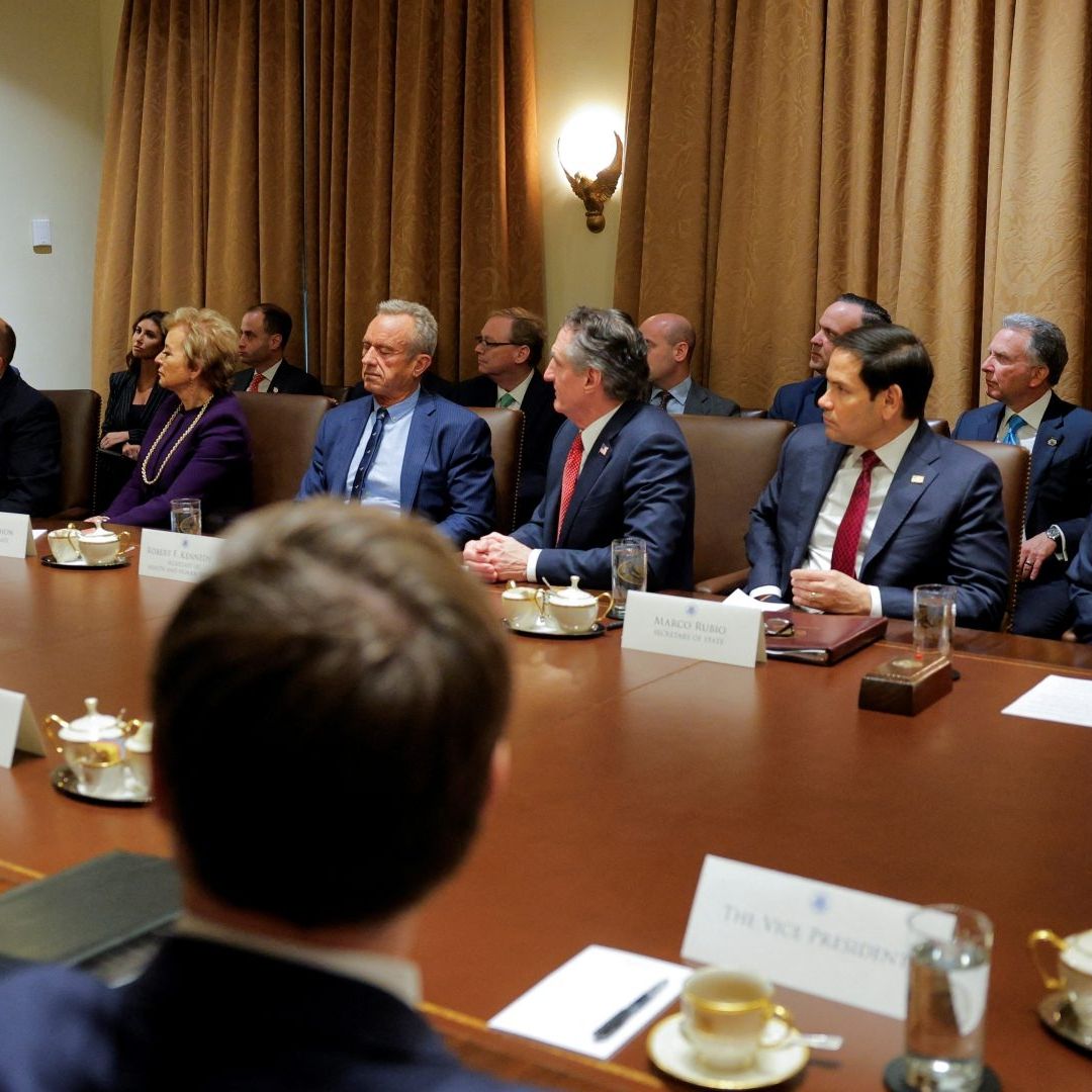 Primera reunión de Trump con su Gabinete