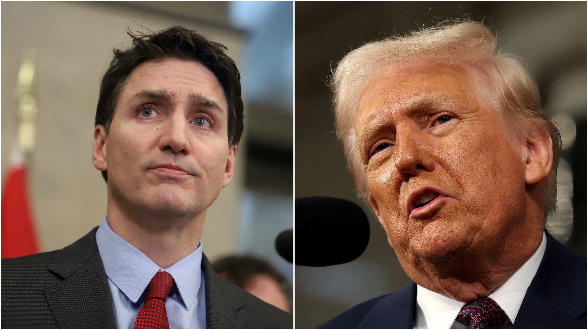 Justin Trudeau y Donald Trump