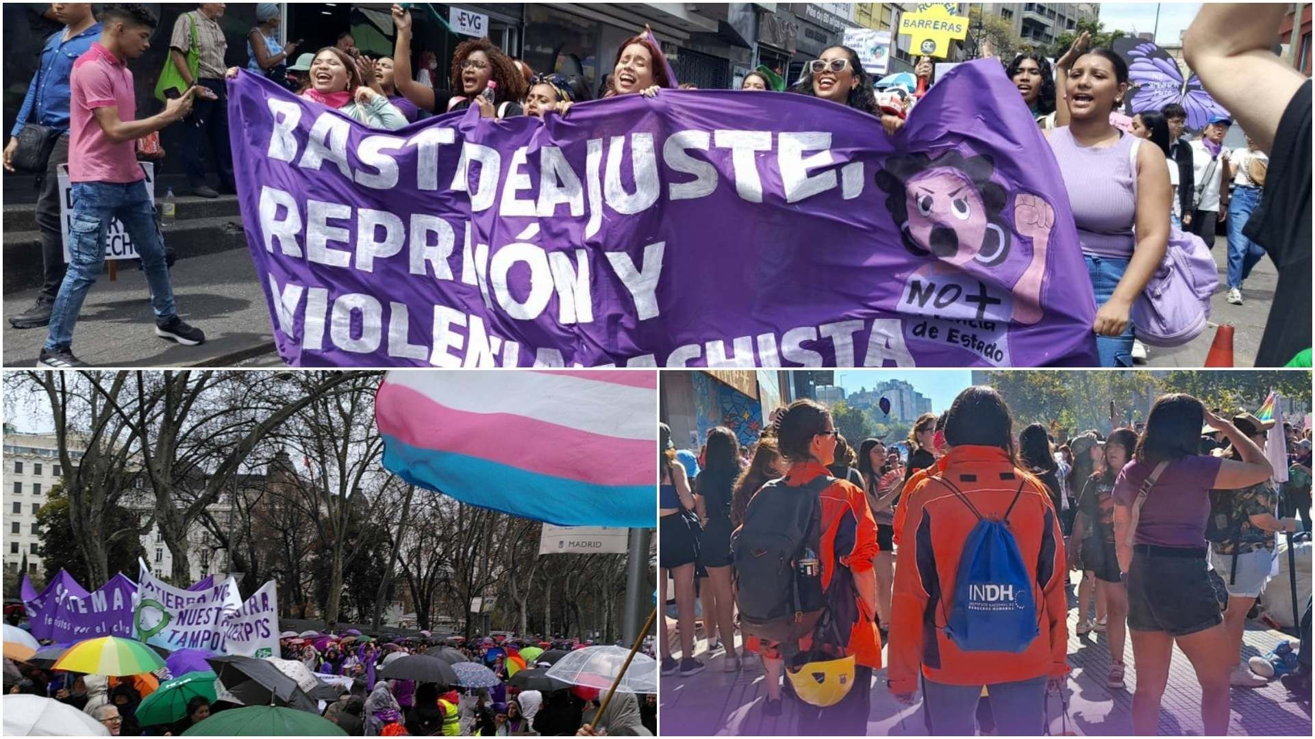 Las manifestaciones se han caracterizado por una importante convocatoria.