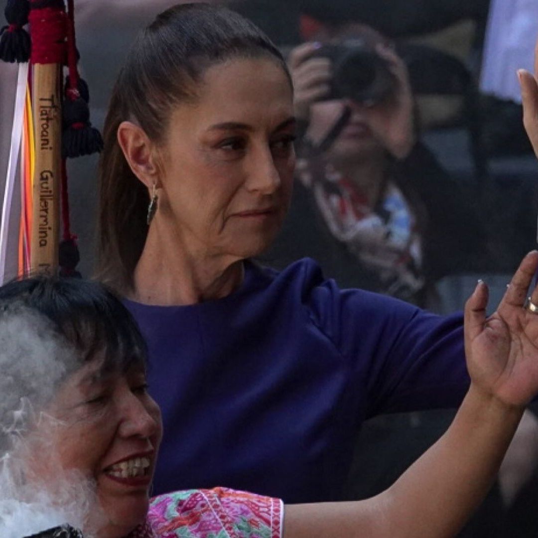 La presidenta Claudia Sheinbaum encabezó un evento en Palacio Nacional.