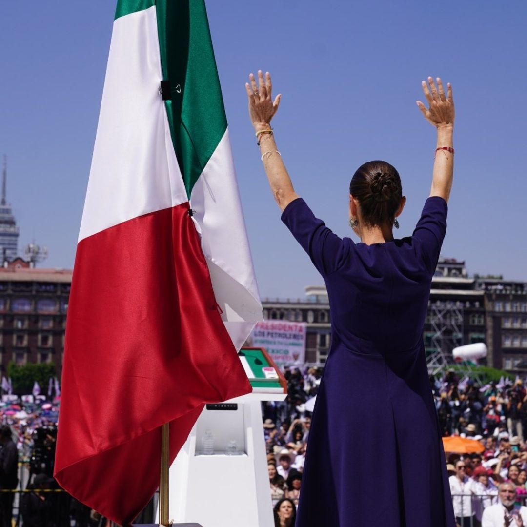 La Presidenta Claudia Sheinbaum Pardo.
