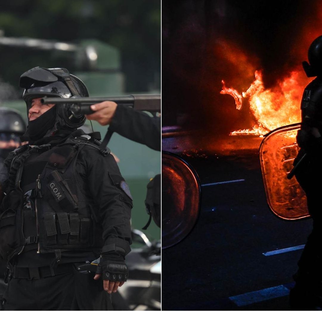 Reprimen Manifestación de Jubilados en Argentina; Queman Autos y Lanzan Balas de Goma