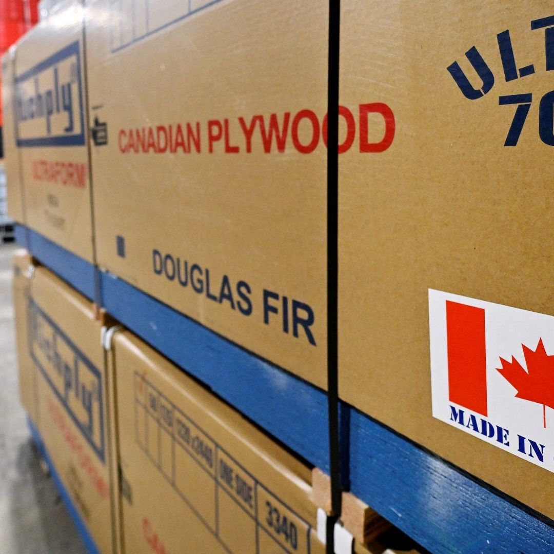 Cajas de productos hechos en canadá para exportación