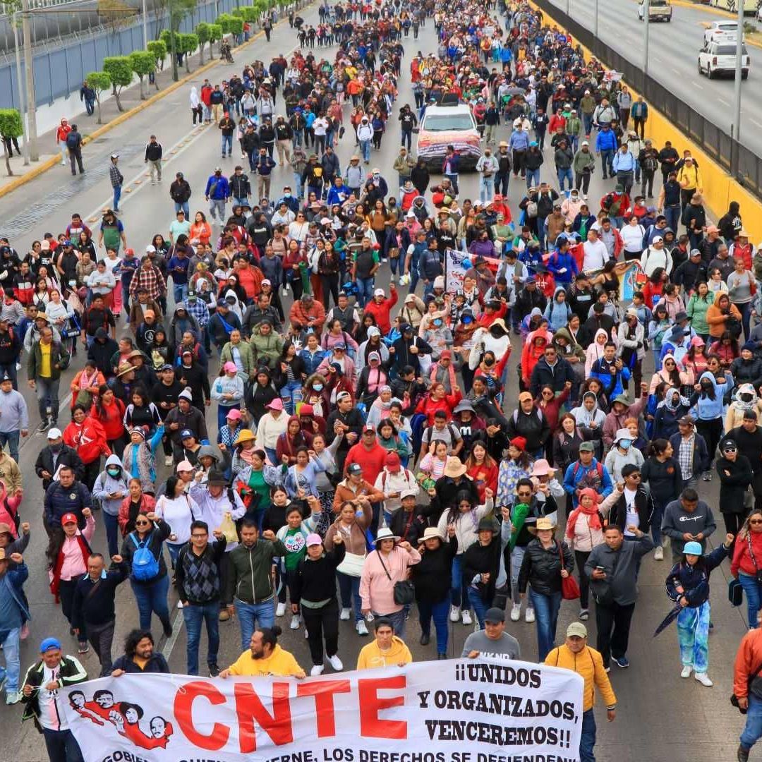 Marcha de la CNTE en CDMX del 20 de marzo de 2025
