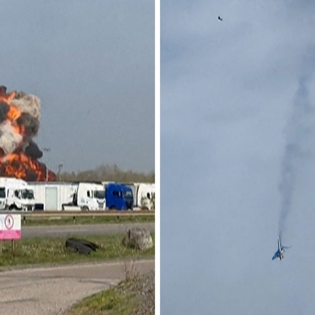 Accidente de aviones durante ensayo en Francia