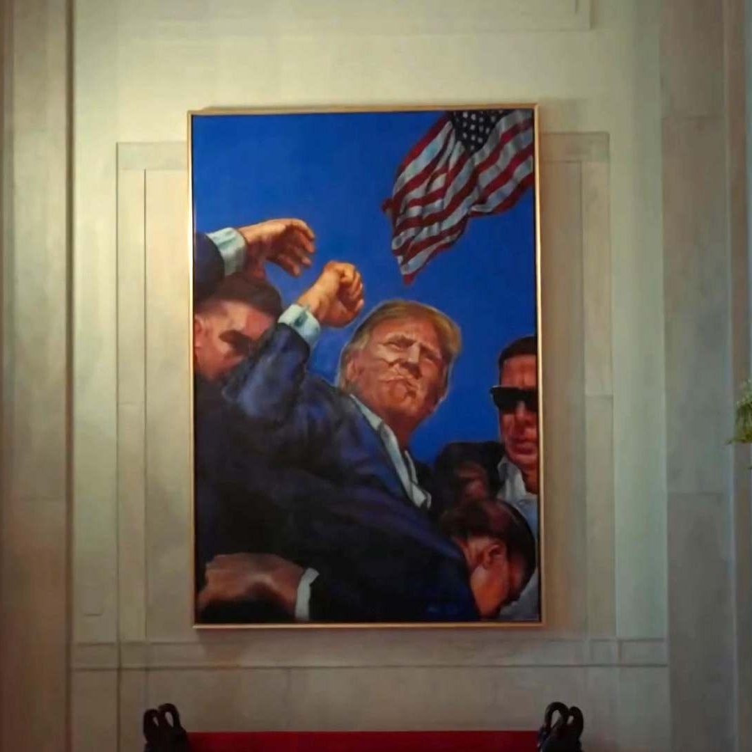La Casa Blanca Quita Retrato de Obama y Pone Cuadro del Atentado contra Trump