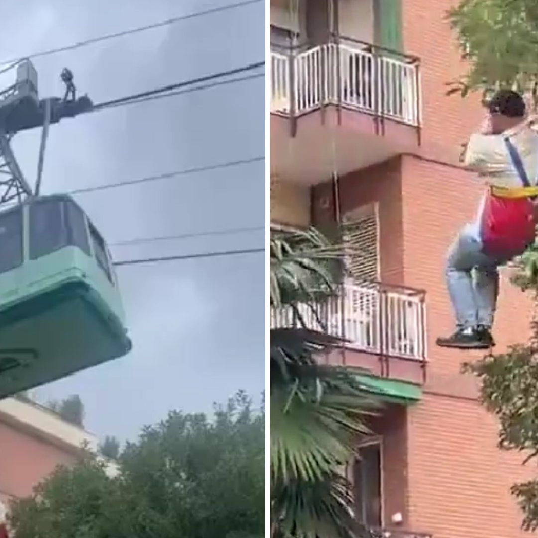 Cae teleférico en Nápoles, Italia, mueren tres personas