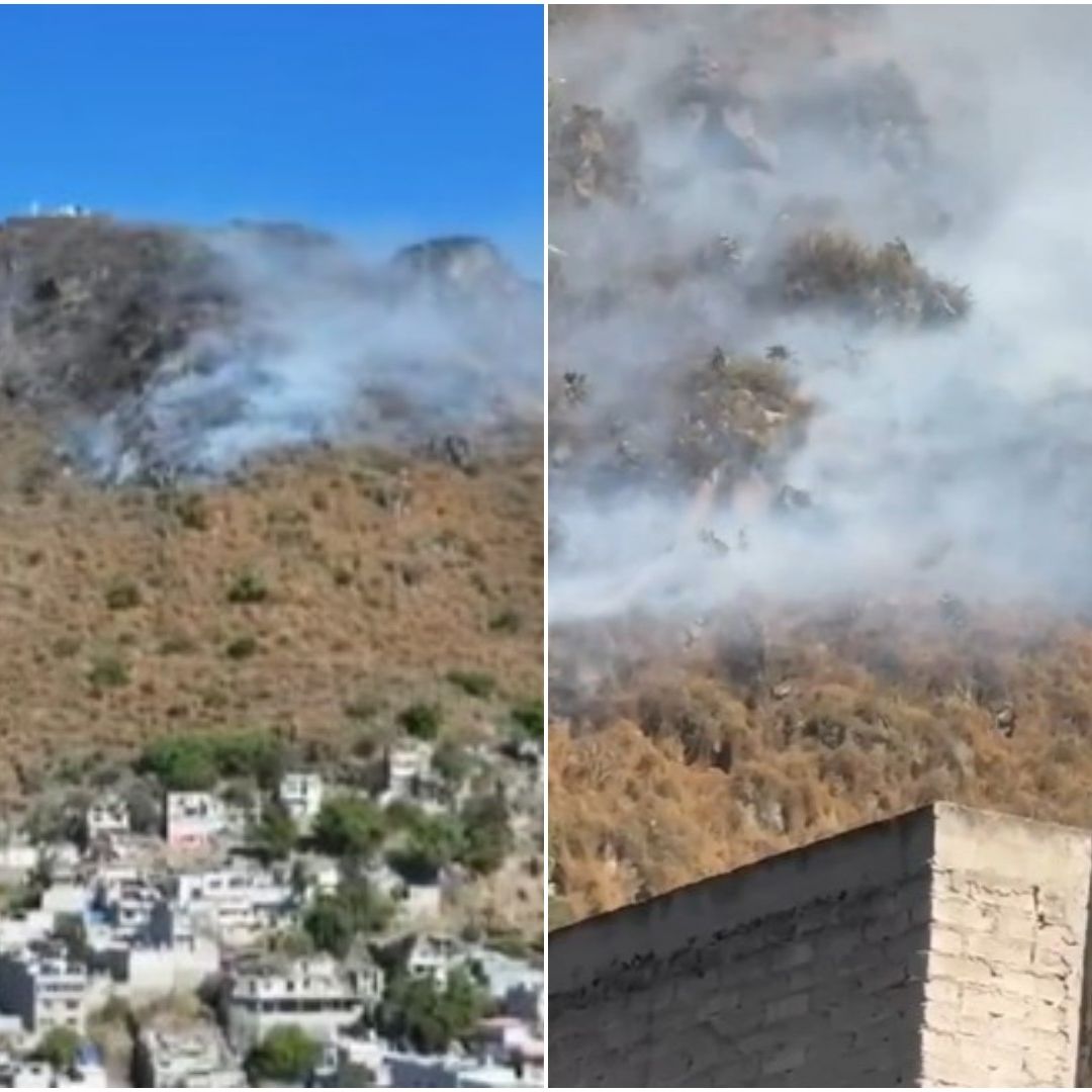 La geografía de la zona y los vientos dificultan las labores de control del incendio.