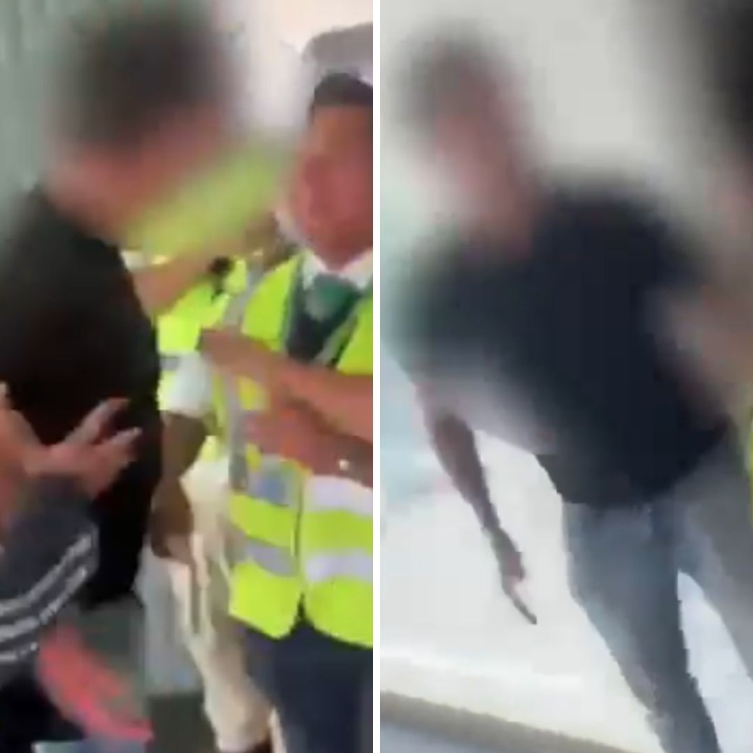 Hombre Agrede a Sobrecargos de Viva Aerobús y lo Bajan de Vuelo en Puerto Vallarta | Video