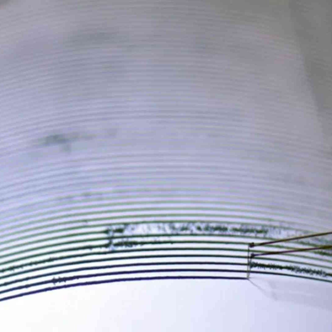 Un sismógrafo que registra la magnitud de un terremoto.