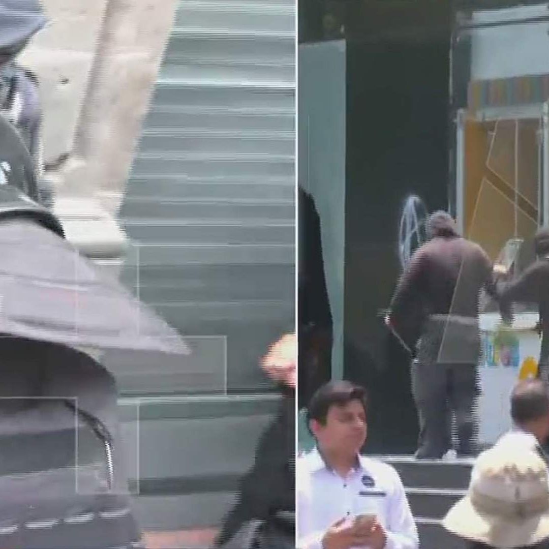 Acciones de violencia durante marcha del Día del Trabajo
