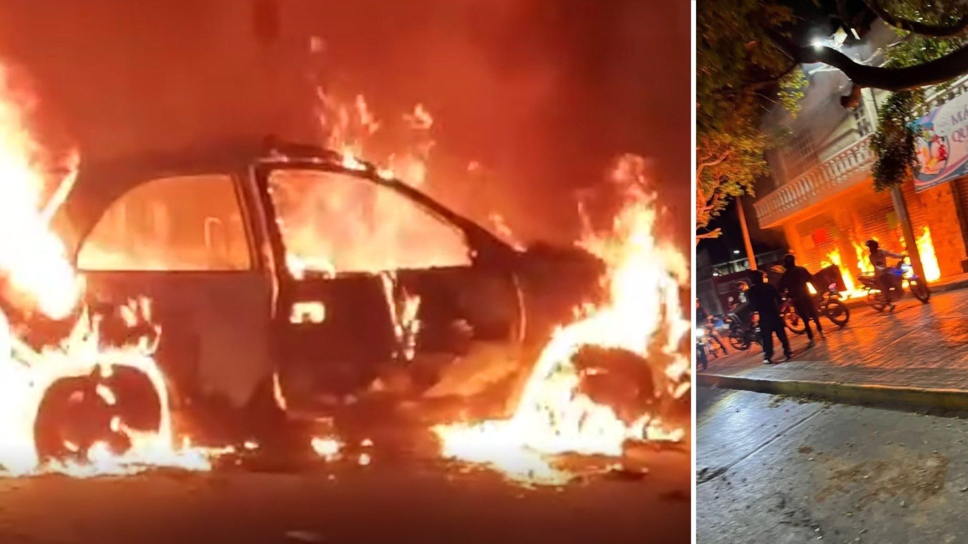 Incendio de Auto y Casa de Padre e Hijo por Golpear a Vendedor de Fruta en Tehuacán, Puebla