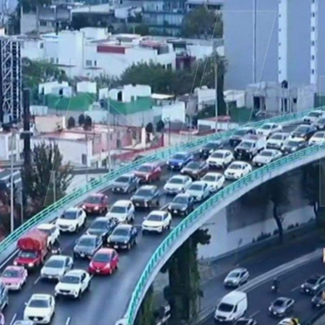 Accidente en segundo piso del Periférico hoy 27 de mayo 2025 caos vial