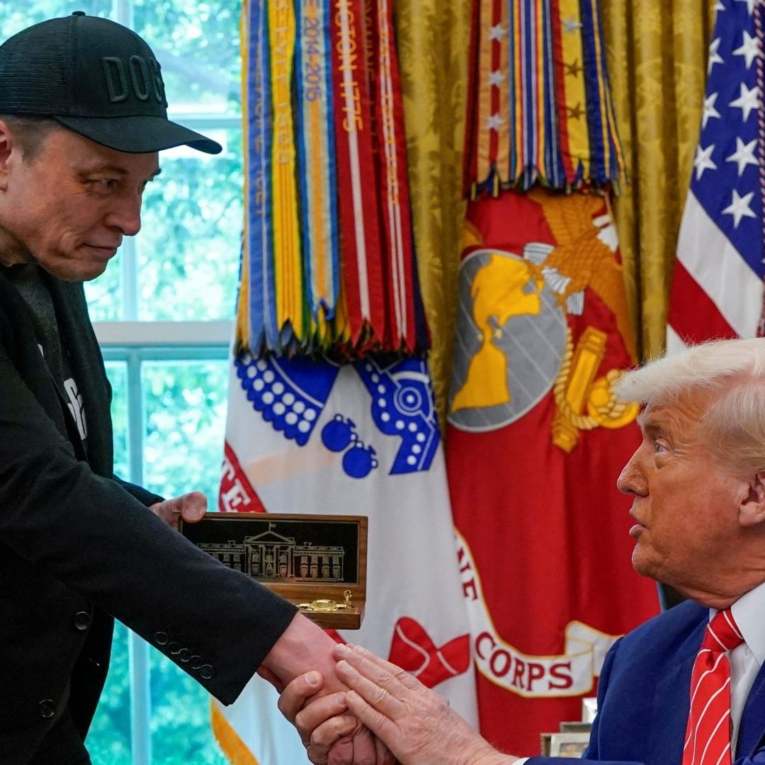 Elon Musk, el hombre más rico del mundo, y Donald Trump, presidente de Estados Unidos