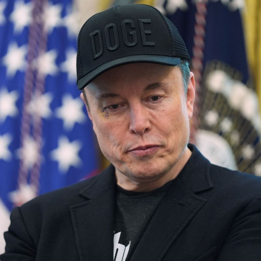 Elon Musk durante conferencia de prensa con el presidente Donald Trump en la Casa Blanca