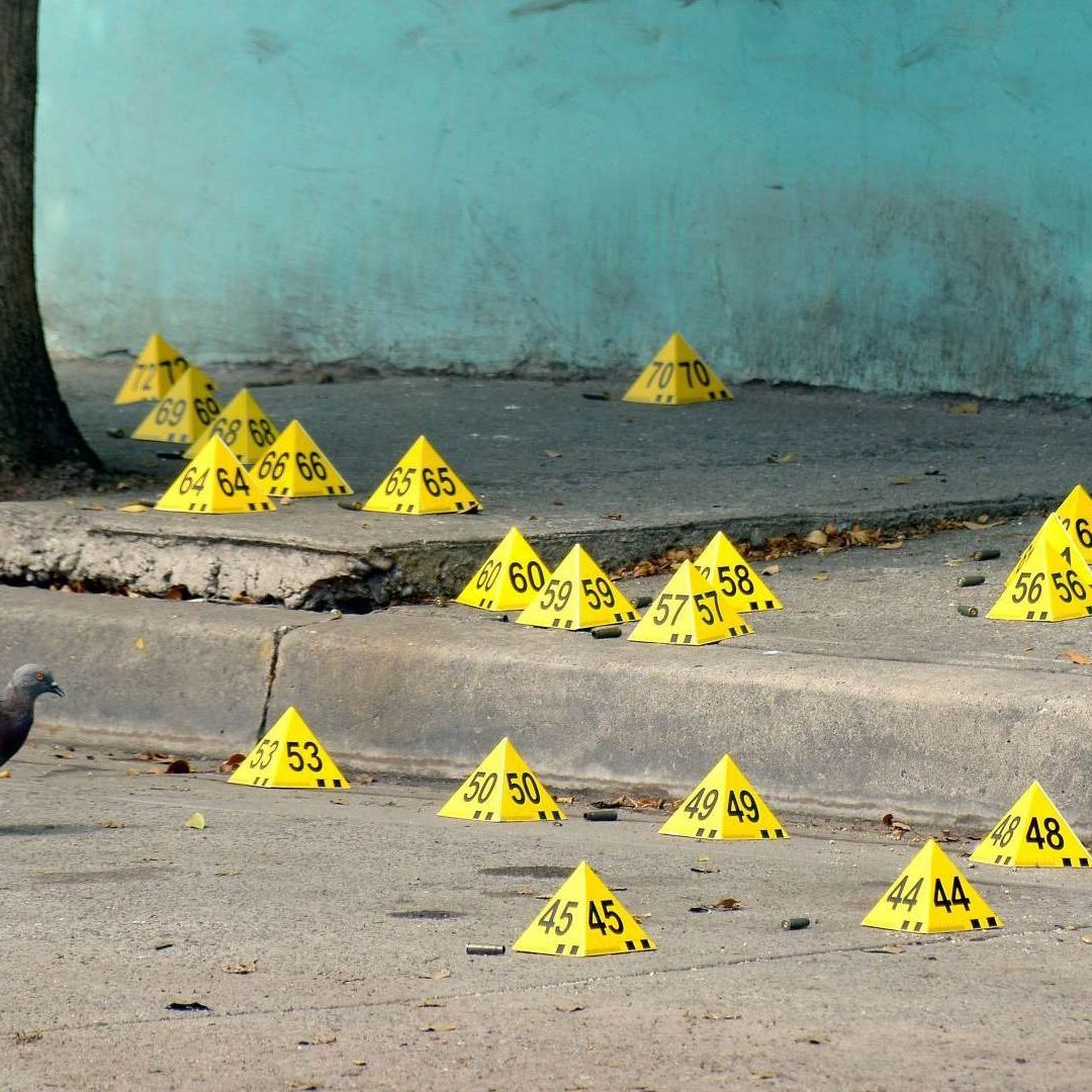 Casquillos percutidos por balacera en Culiacán, Sinaloa