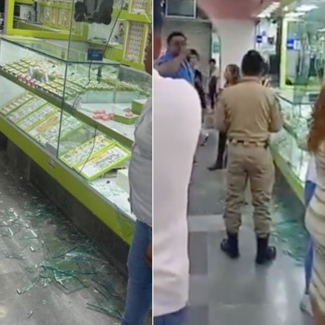 Asalto en Centro Joyero en la 5 de Mayo del Centro Histórico de Puebla