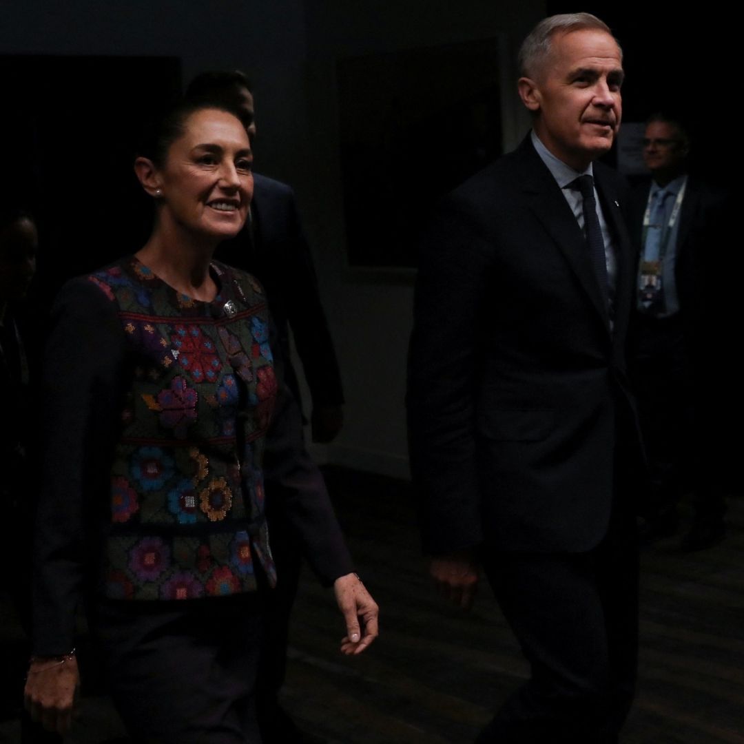 Claudia Sheinbaum y Mark Carney