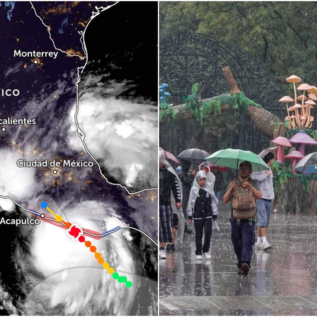 El huracán Erick tocó tierra en territorio mexicano y generará lluvias en varios estados