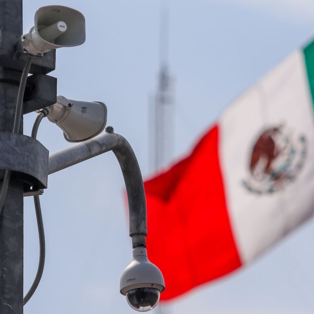 Alerta sísmica en altavoz del C5, en CDMX