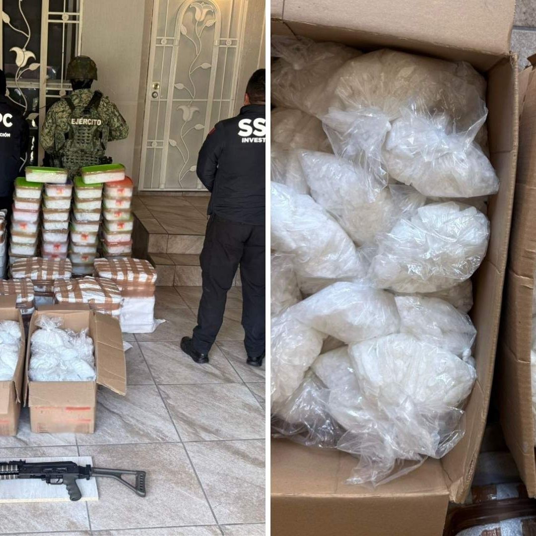 Aseguran 422 Kilos de Metanfetamina en Cateo Realizado en Tijuana