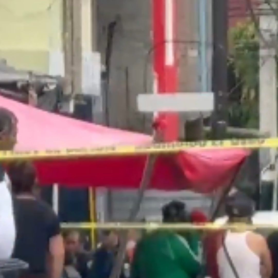 Elementos de la Policía de la Ciudad de México llegaron al sitio.