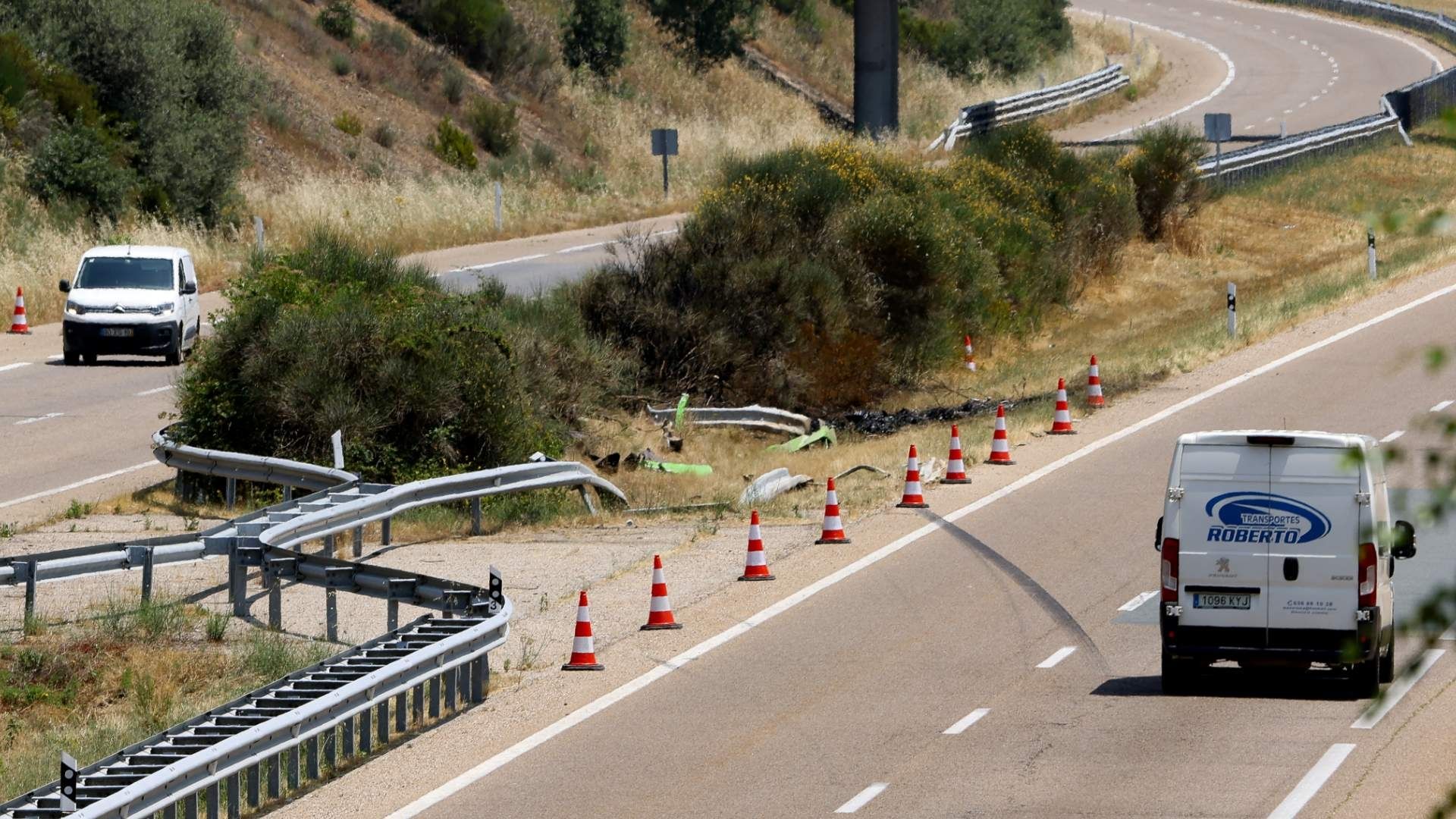Así quedó el auto de Diogo Jota tras accidente