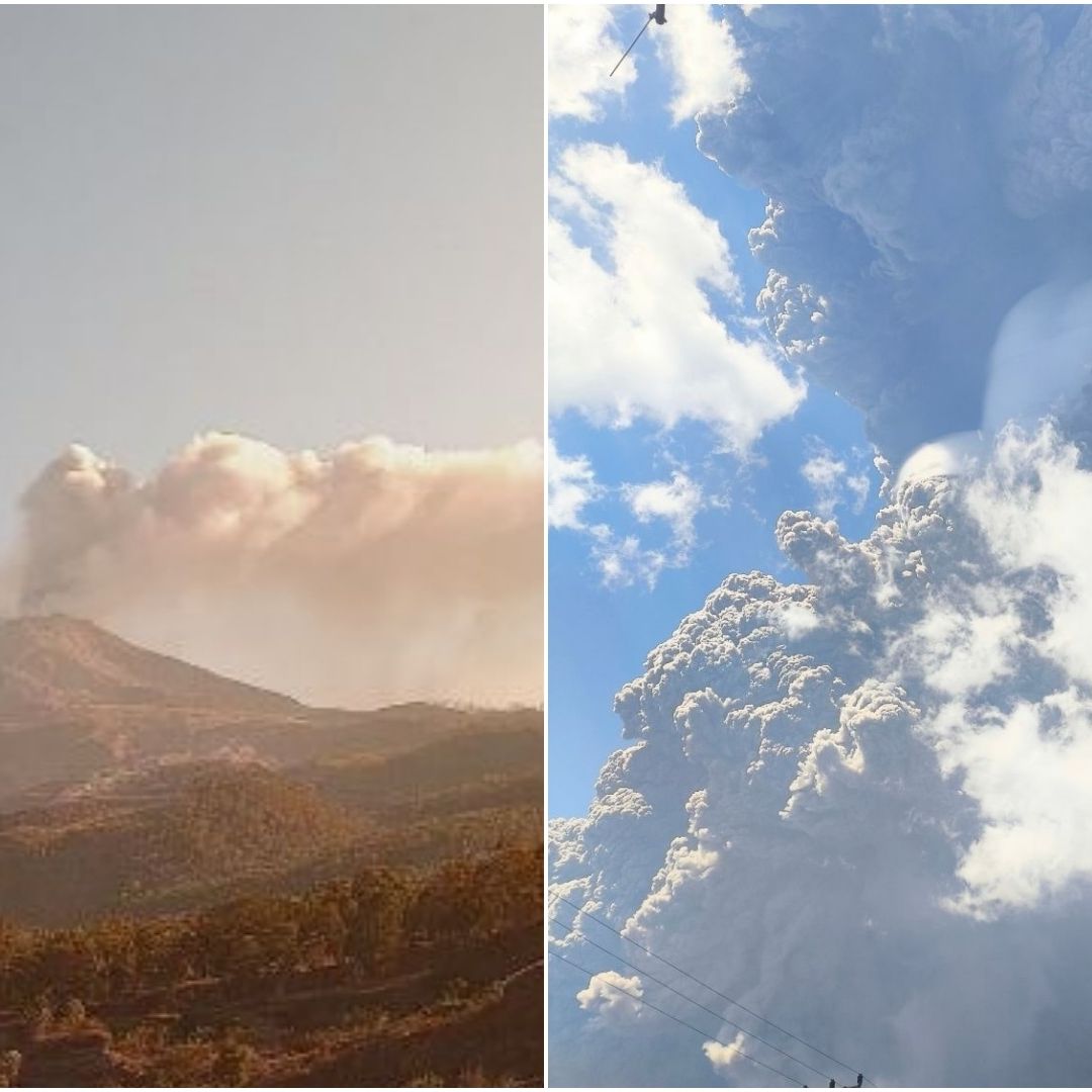 Erupción del Lewotobi Laki-Laki, en Indonesia