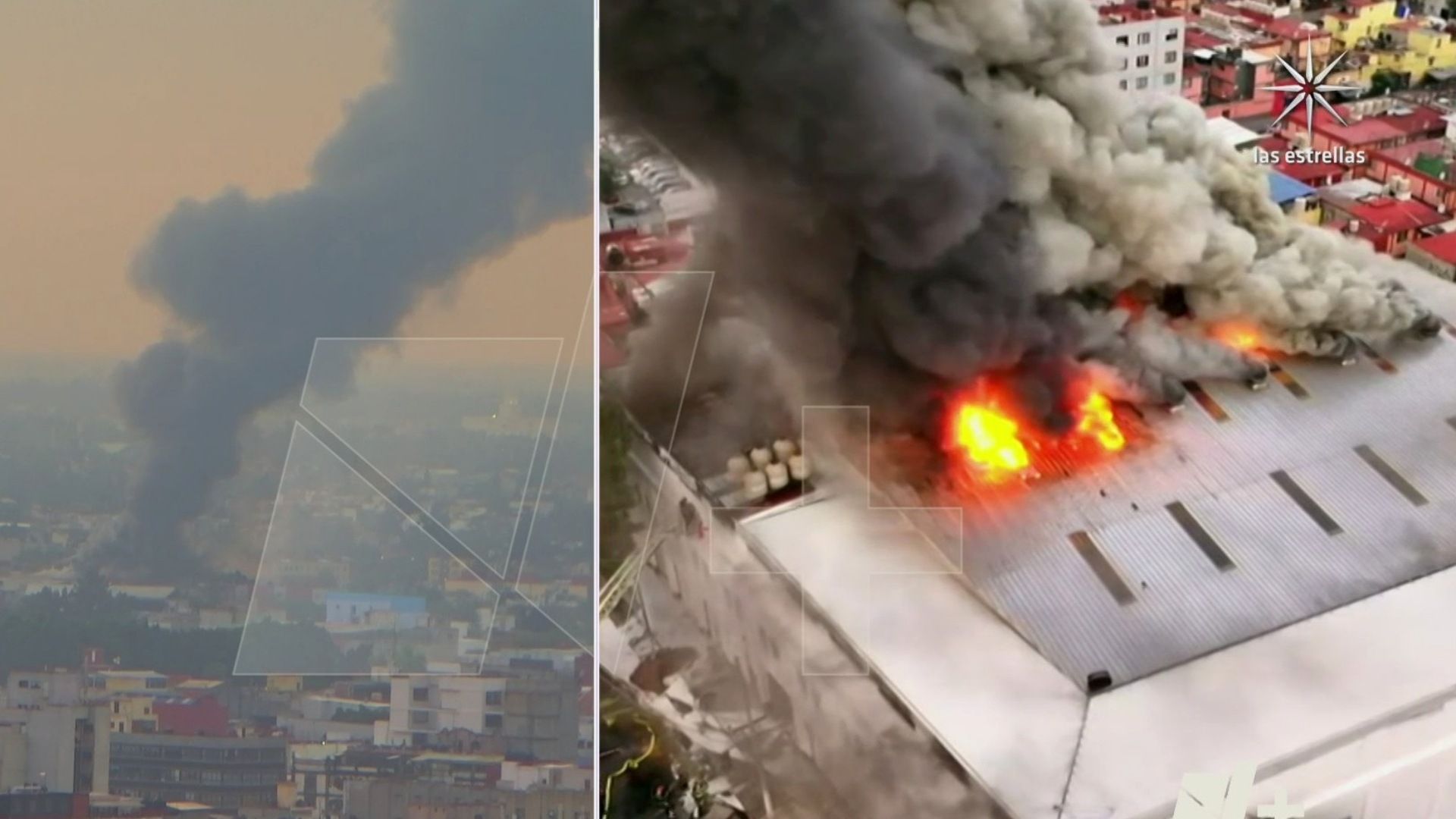 Incendio consume edificio en la colonia Morelos
