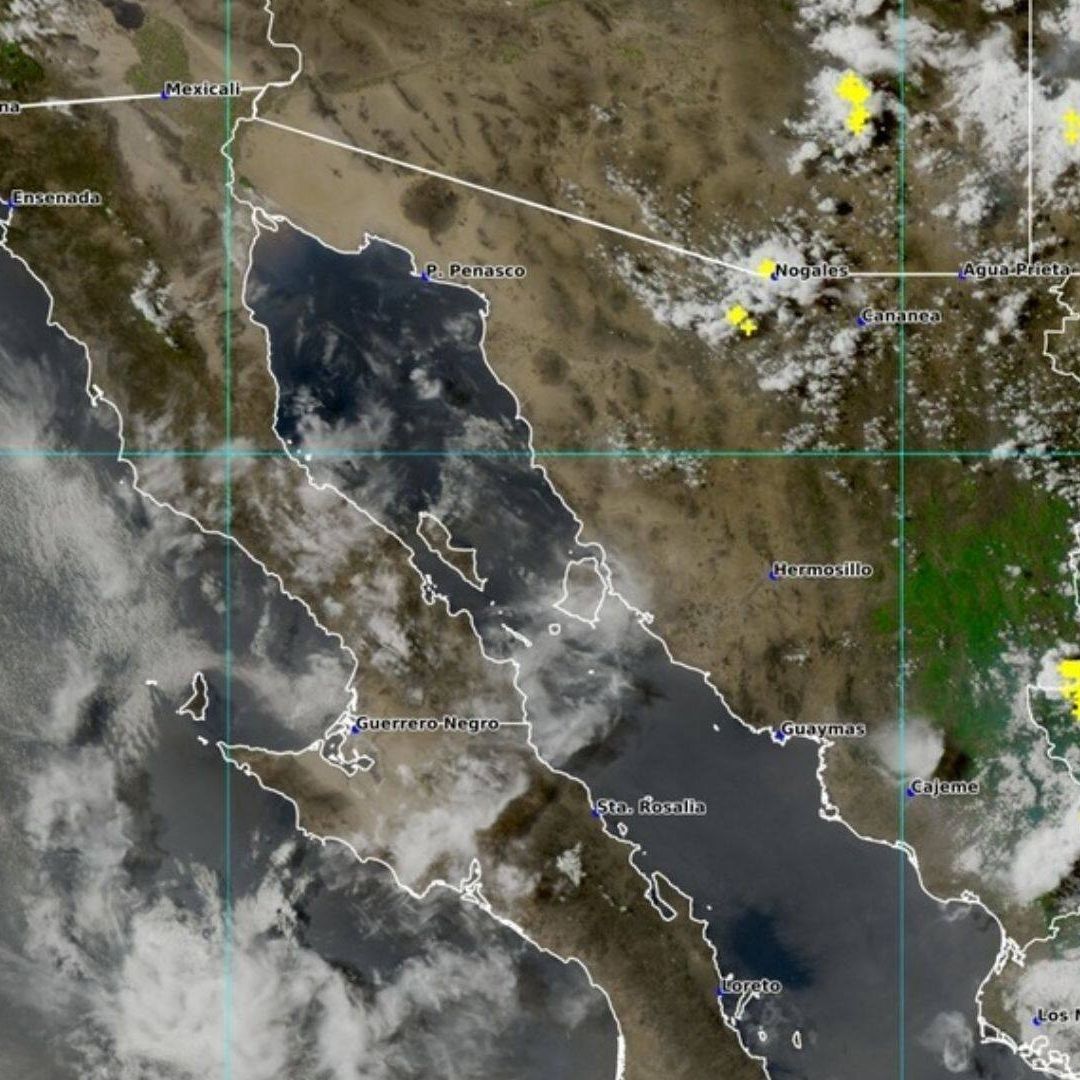 Protección Civil Alerta Sobre Lluvias Fuertes e Intensas para Sonora; Piden Tomar Precauciones