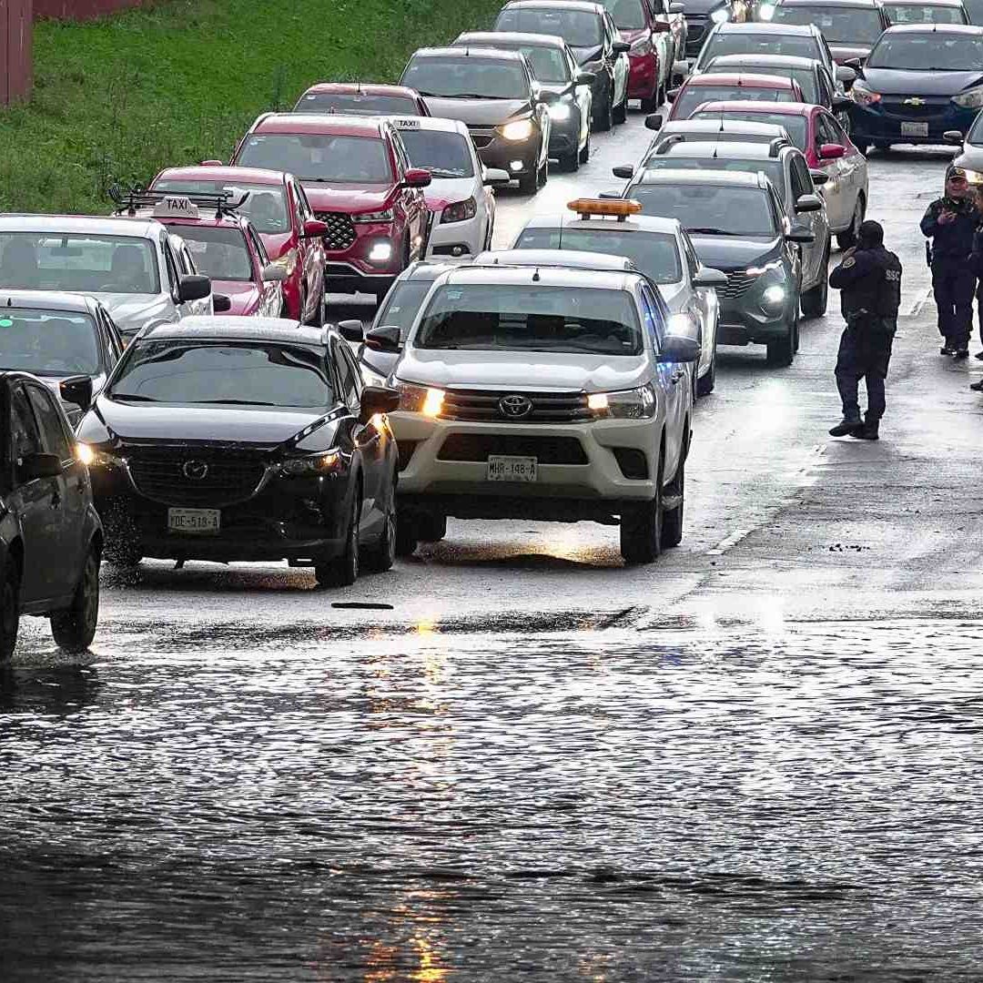 Afectaciones por la intensa lluvia en la CDMX el 15 de julio de 2025. Foto: Cuartoscuro