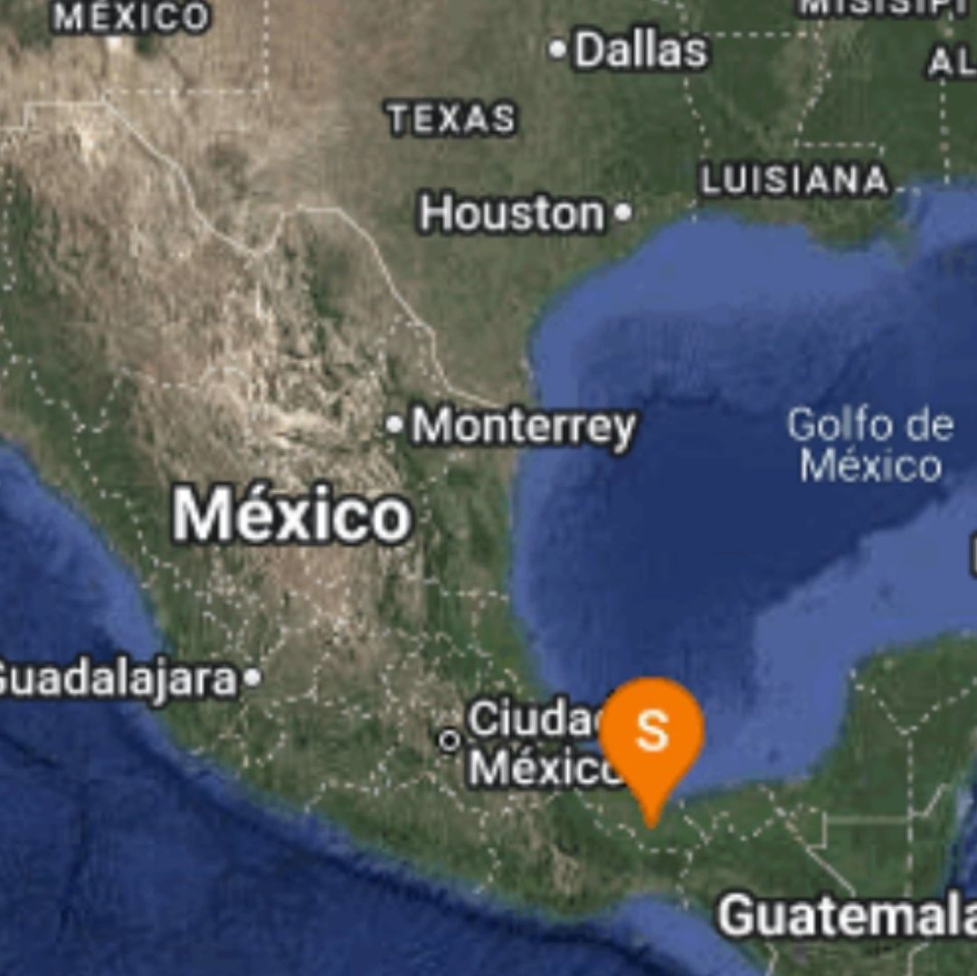 Sismológico reporta sismo de magnitud 4.0 grados con epicentro ubicado a 30 kilómetros al sureste del municipio de Sayula de Alemán.