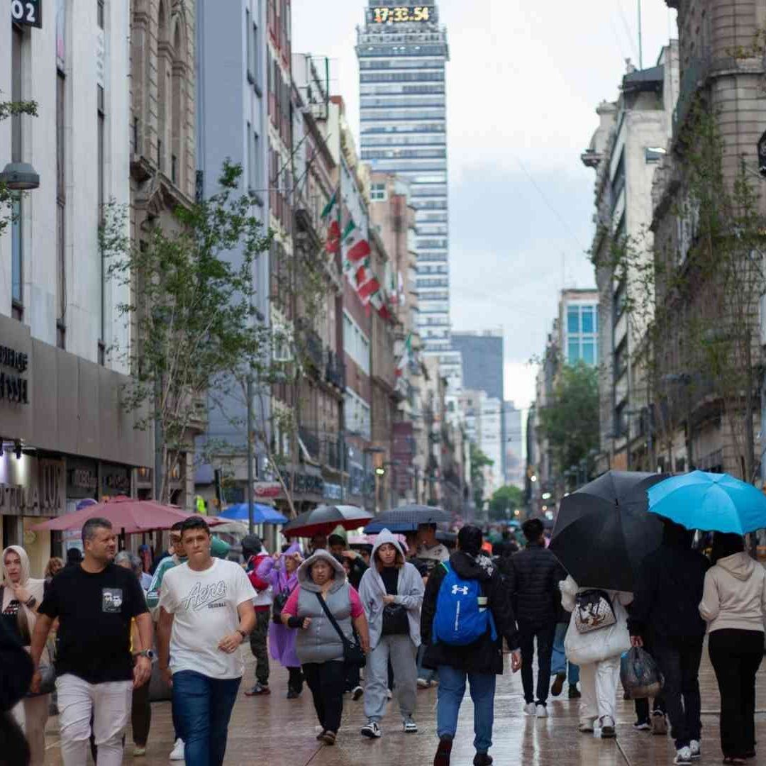 Lluvias en la zona centro de la CDMX