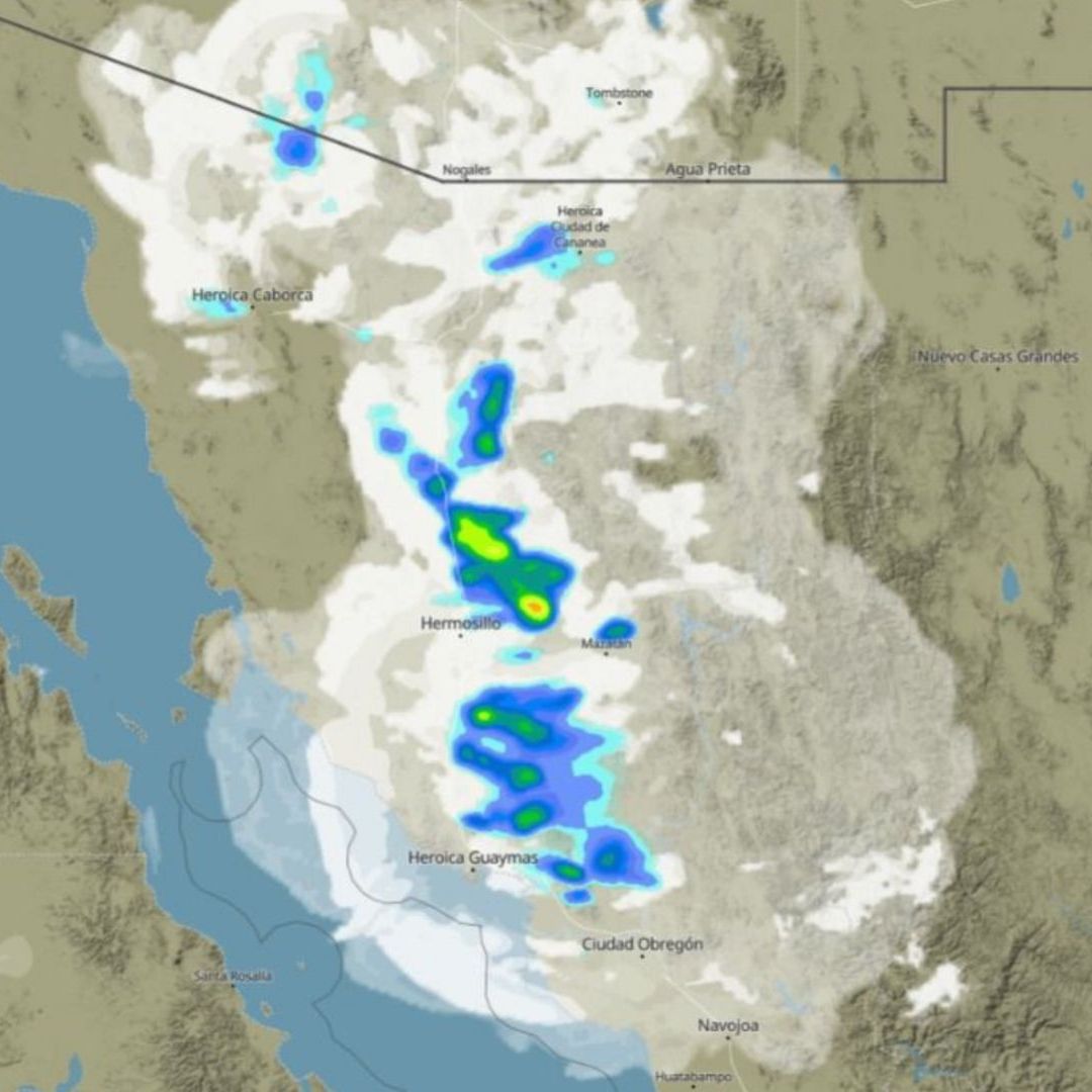 Pronostican Lleguen Lluvias esta Tarde-Noche a Sonora Incluyendo a Hermosillo; Esto se Sabe