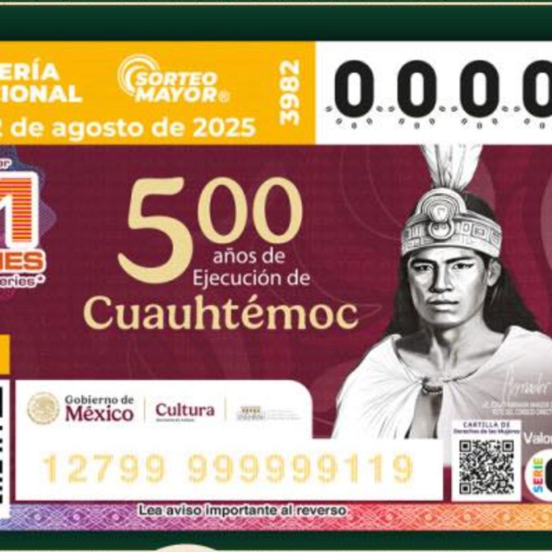 Sorteo Mayor Lotería Nacional 12 de Agosto 2025