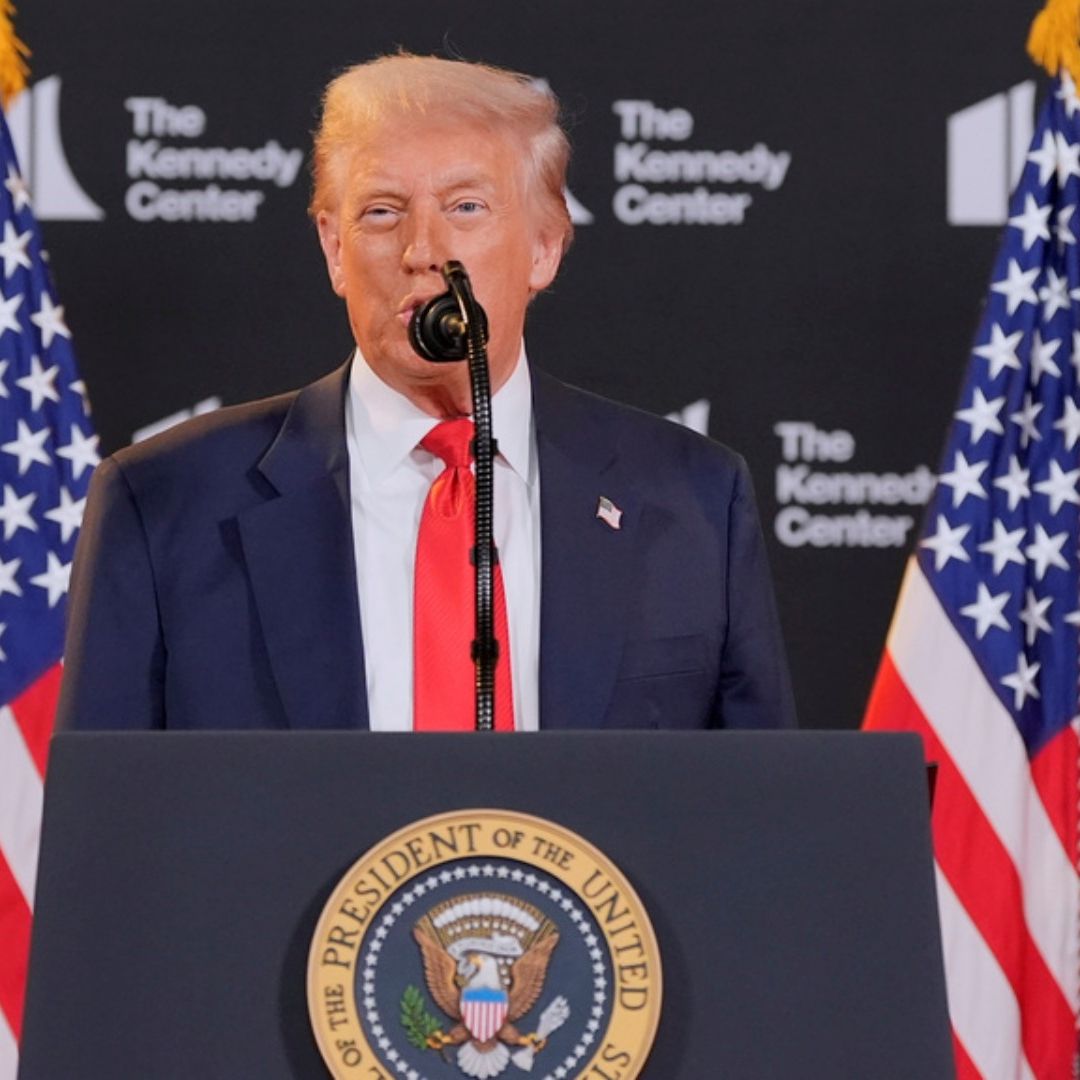 Donald Trump, presidente de Estados Unidos, en el Centro Kennedy