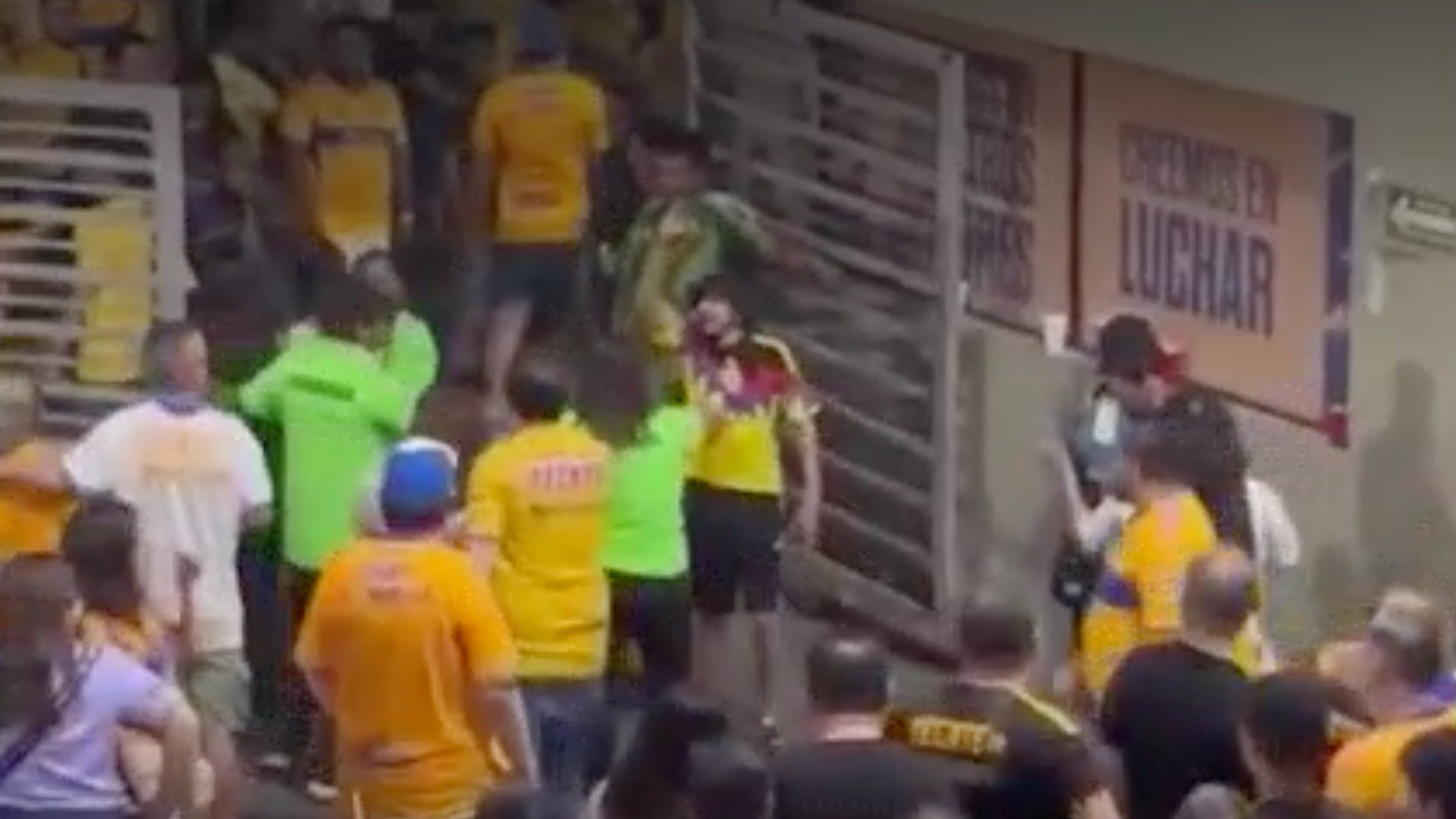 Tigres lanza comunicado tras pelea en estadio de San Nicolás.Foto: N+