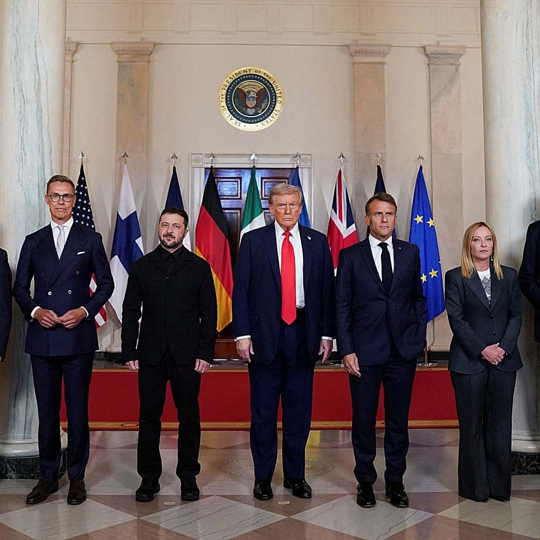 Reunión de Trump con líderes de Europa en la Casa Blanca
