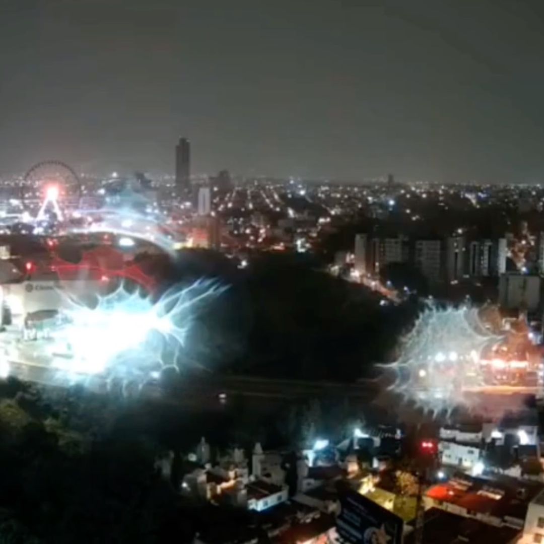 Videos del Fuerte Trueno y Rayo en Puebla de la Madrugada del 2 de Septiembre